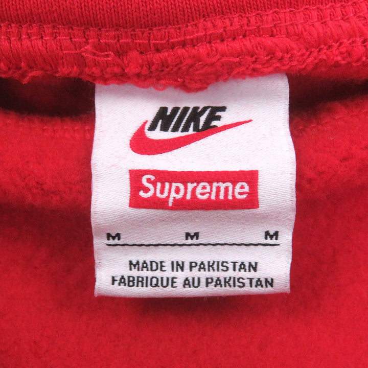 Excellent Supreme NIKE hoodie Zip Up Hooded Sweatshirt Swoosh logo