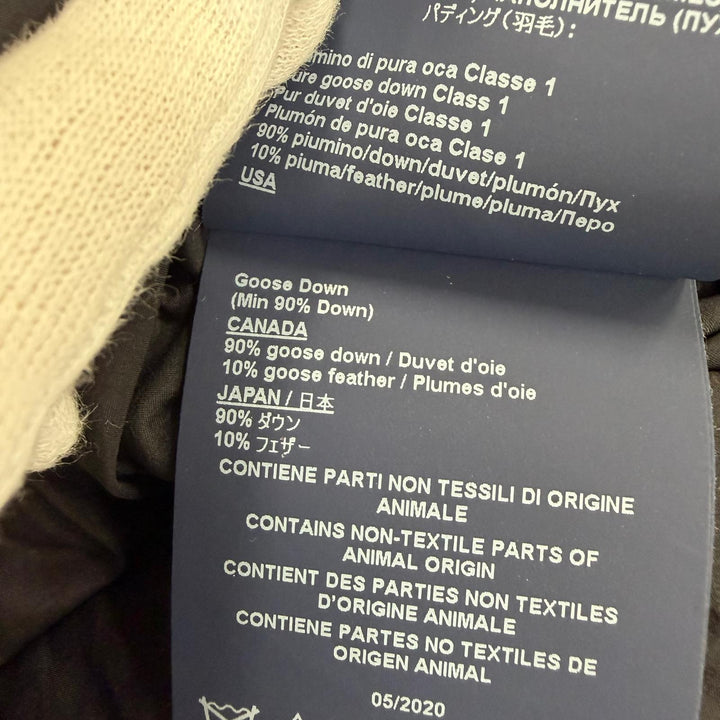 Great Herno down coat Switching design with hood Navy wool Women 40 PI0848D