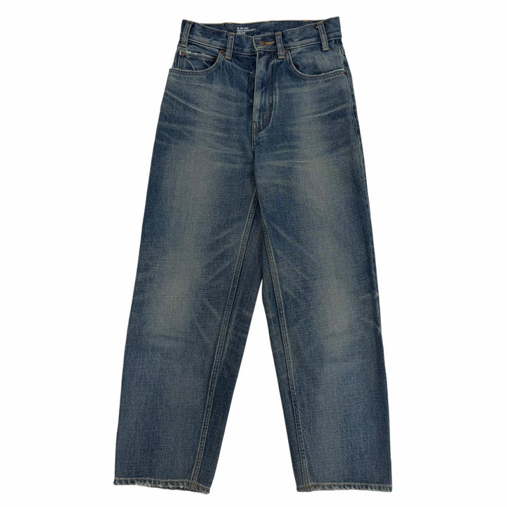 Great CELINE Denim pants Indigo blue cotton Women 26 N500 0790 07FY