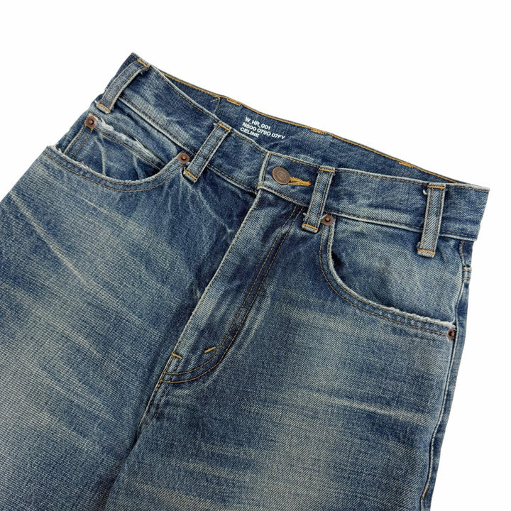 Great CELINE Denim pants Indigo blue cotton Women 26 N500 0790 07FY