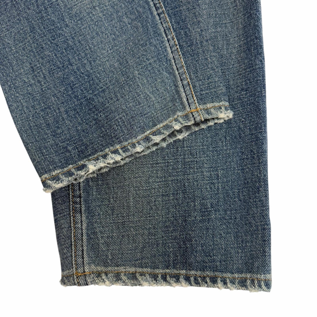 Great CELINE Denim pants Indigo blue cotton Women 26 N500 0790 07FY