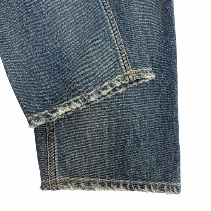 Great CELINE Denim pants Indigo blue cotton Women 26 N500 0790 07FY