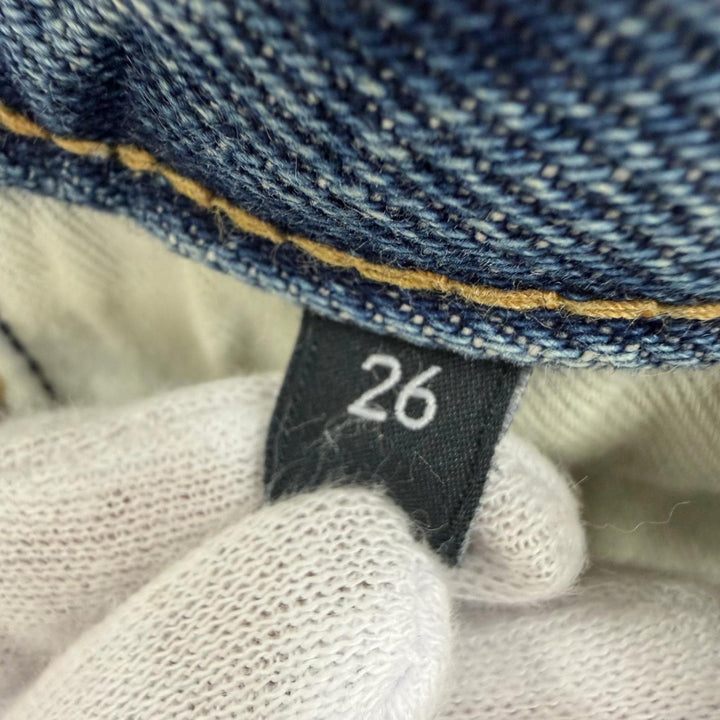 Great CELINE Denim pants Indigo blue cotton Women 26 N500 0790 07FY