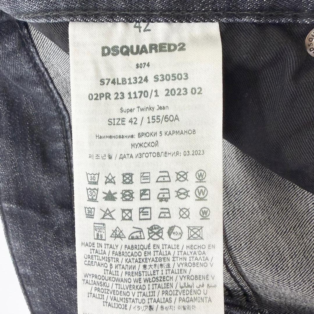 Discounted Great DSQUARED2 Denim pants Super Twinky Jeans Distressed Skinny Jeans