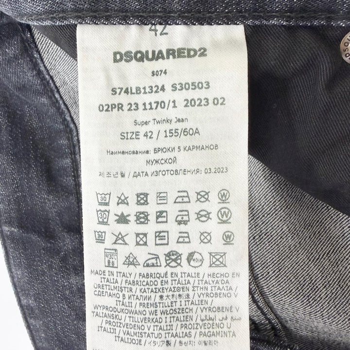Discounted Great DSQUARED2 Denim pants Super Twinky Jeans Distressed Skinny Jeans