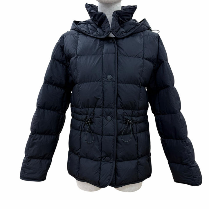 Great MONCLER Down jacket ESTELAT Logo patch and hood black 00 H20931A00096
