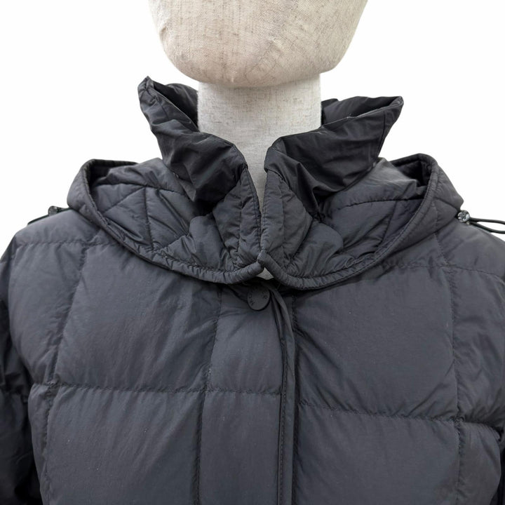Great MONCLER Down jacket ESTELAT Logo patch and hood black 00 H20931A00096
