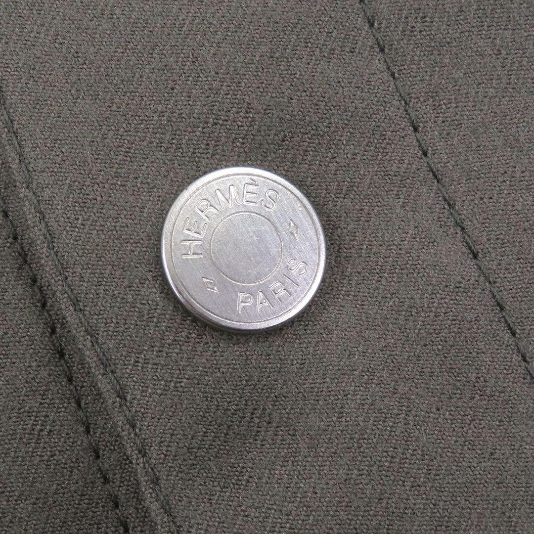 Pristine HERMES Jacket Boxy fit, overlap pockets, Serie buttons Gurege