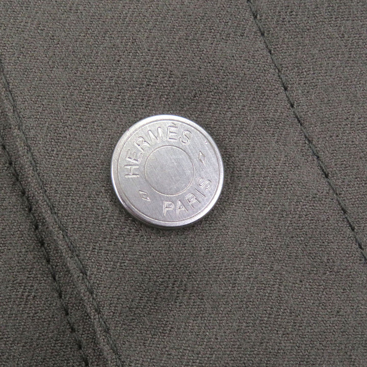 Pristine HERMES Jacket Boxy fit, overlap pockets, Serie buttons Gurege