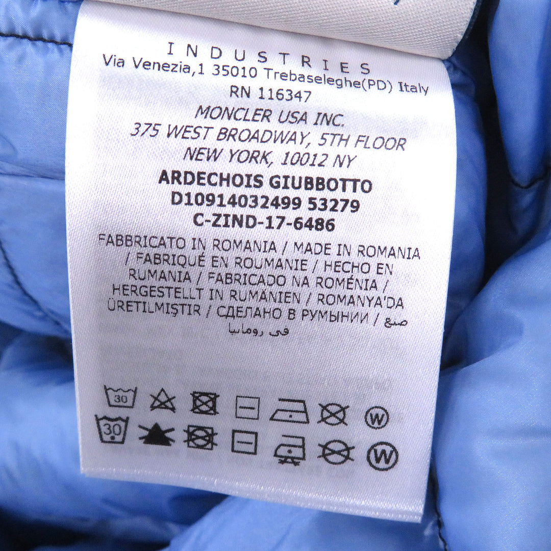 Pristine MONCLER Down jacket ARDECHOIS GIUBBOTTO Logo patch
