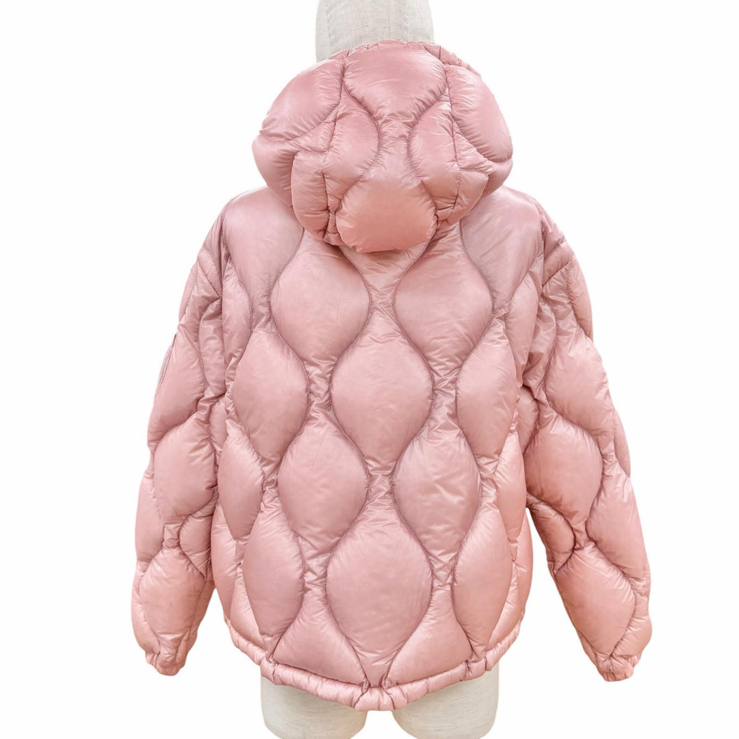 Excellent MONCLER Down jacket ANTHON pink Nylon Women 0 H20931A00019