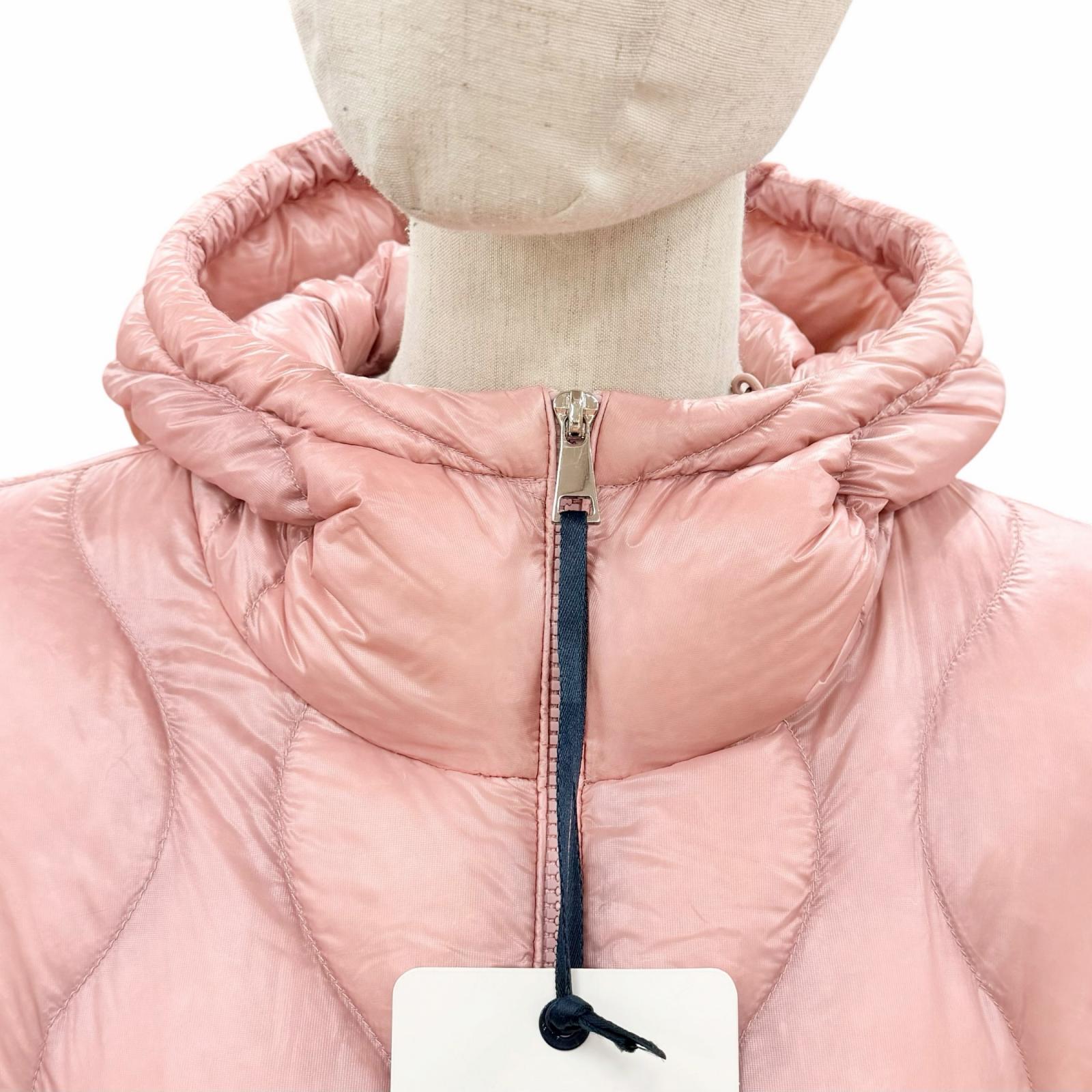 Excellent MONCLER Down jacket ANTHON pink Nylon Women 0