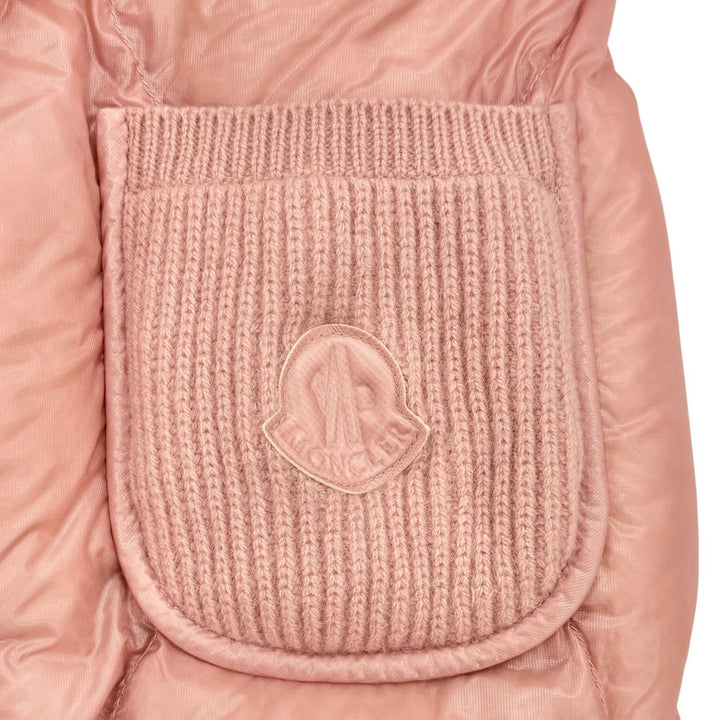 Excellent MONCLER Down jacket ANTHON pink Nylon Women 0 H20931A00019