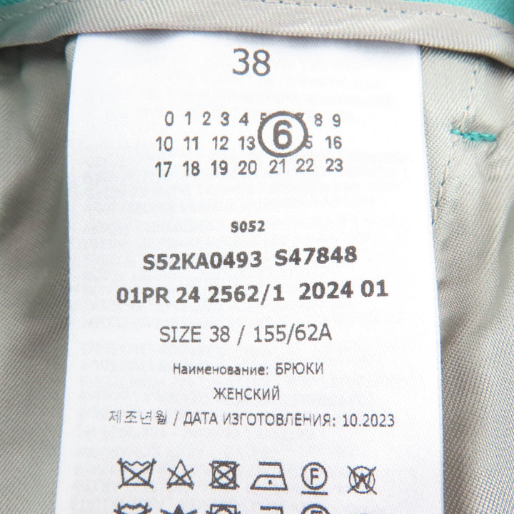 Pristine MM6 Maison Margiela Pants blue polyester Women 42 S52KA0493