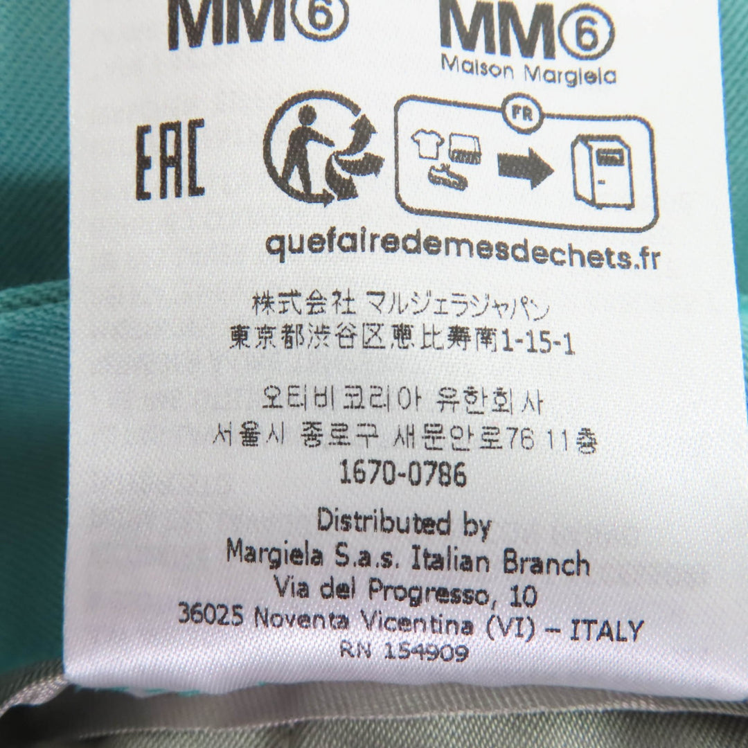 Pristine MM6 Maison Margiela Pants blue polyester Women 42 S52KA0493