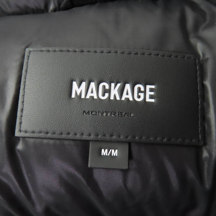 Excellent MACKAGE Down jacket MADALYN-FLP Logo Metal Herringbone M