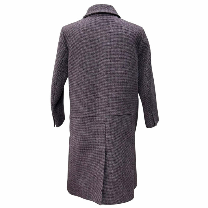 Excellent MIUMIU coat Mix Pattern 3/4 Sleeve Multi Virgin wool Women 40 MS1668