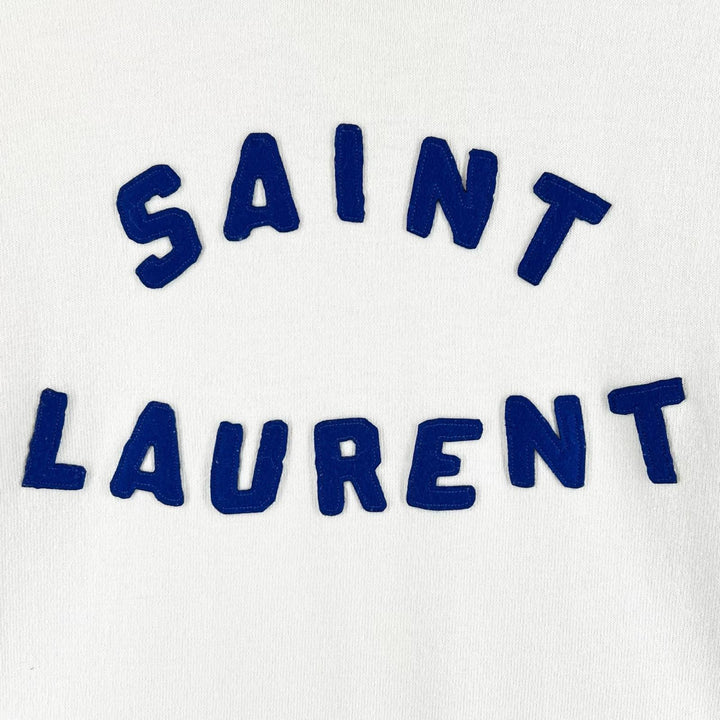 Great SAINT LAURENT PARIS Short sleeve T-shirt white cotton Women XS 672869
