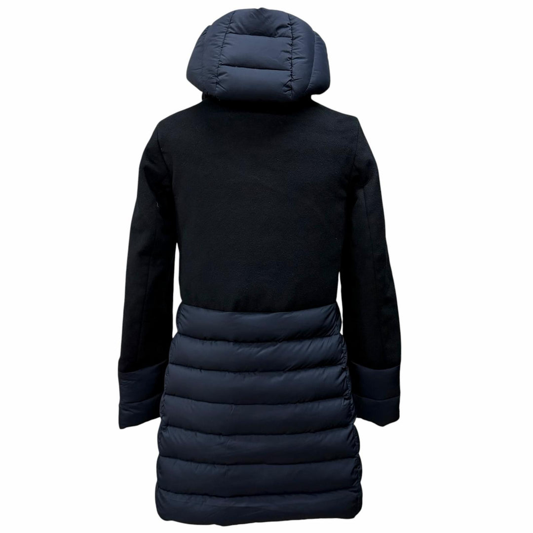Excellent MOORER down coat ANGELE-LE Navy Virgin wool Women 36