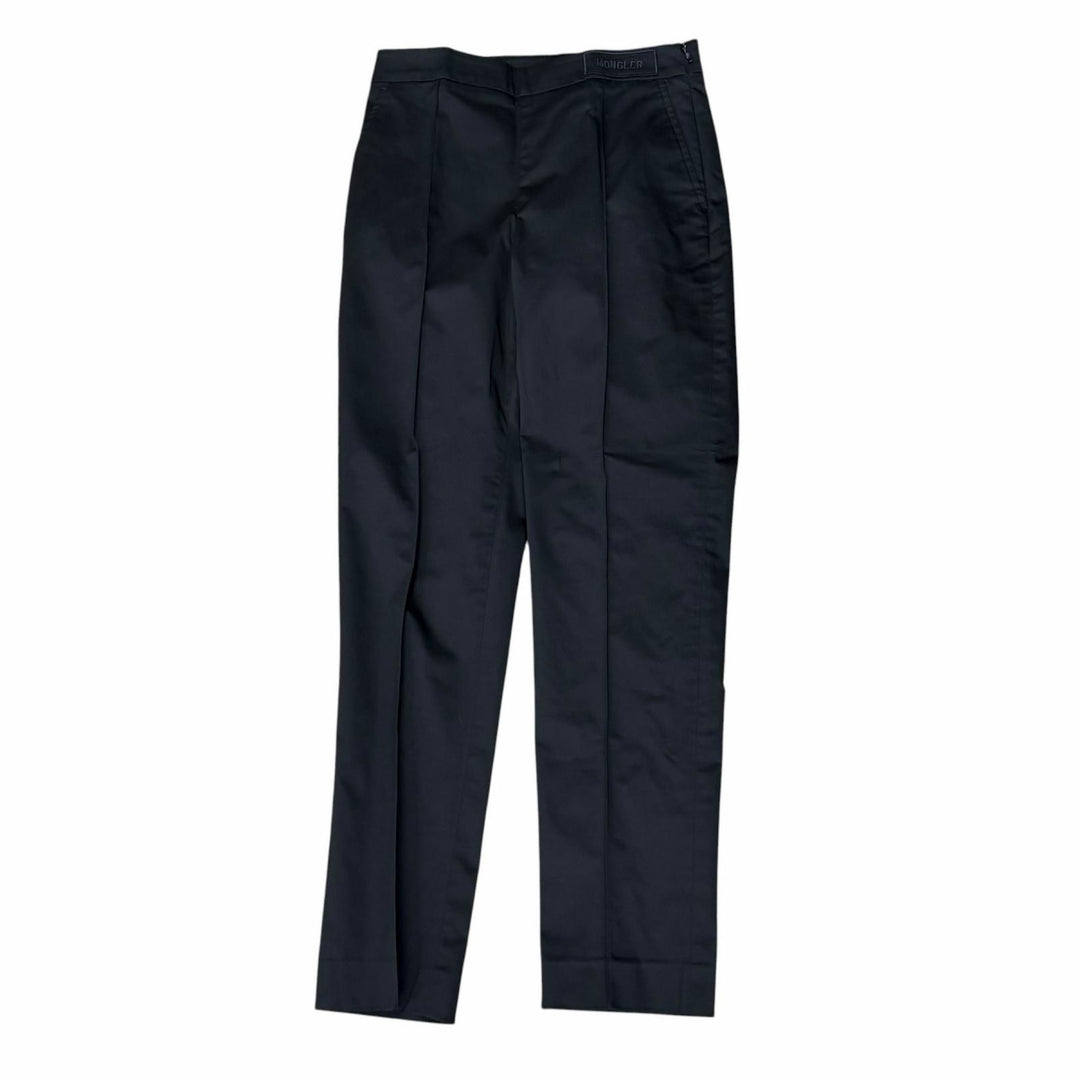 Pristine MONCLER Pants PANTALONE black cotton Women 40