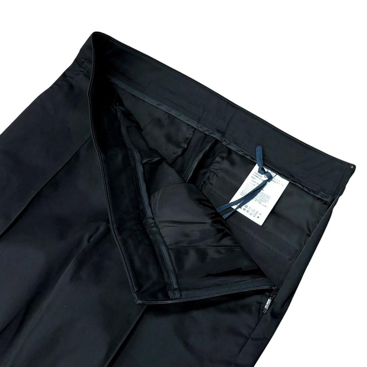 Pristine MONCLER Pants PANTALONE black cotton Women 40