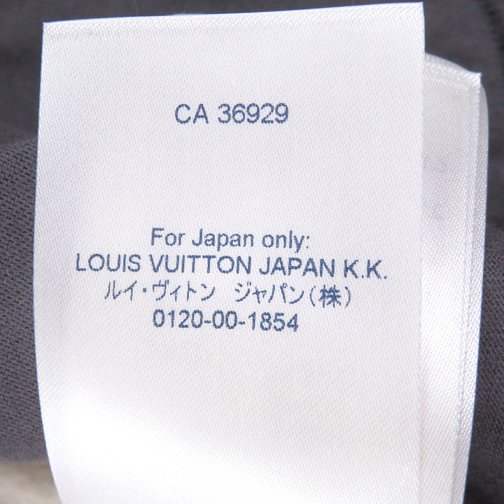 Great LOUIS VUITTON Blouson Monogram LV logo quilting gray cotton mens XS