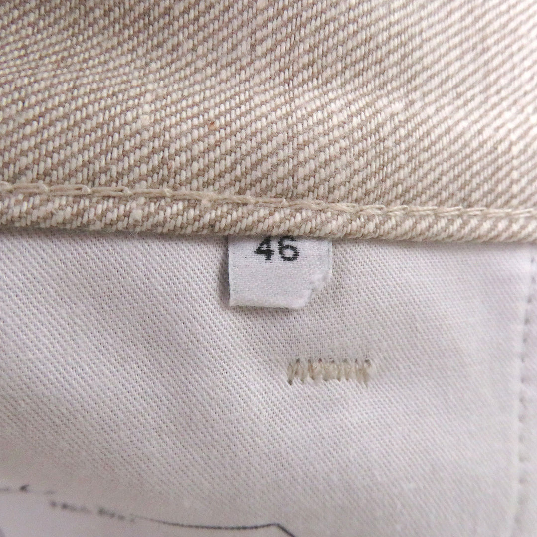 Excellent BOTTEGAVENETA Pants Button fly beige cotton mens 46 636899