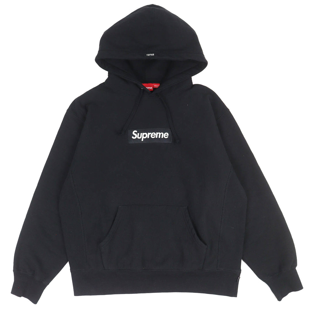 Discounted Very Good Supreme hoodie Box Logo Hooded Sweatshirt black cotton S