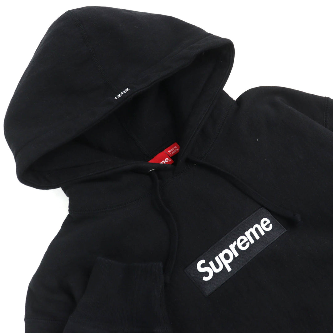 Discounted Very Good Supreme hoodie Box Logo Hooded Sweatshirt black cotton S