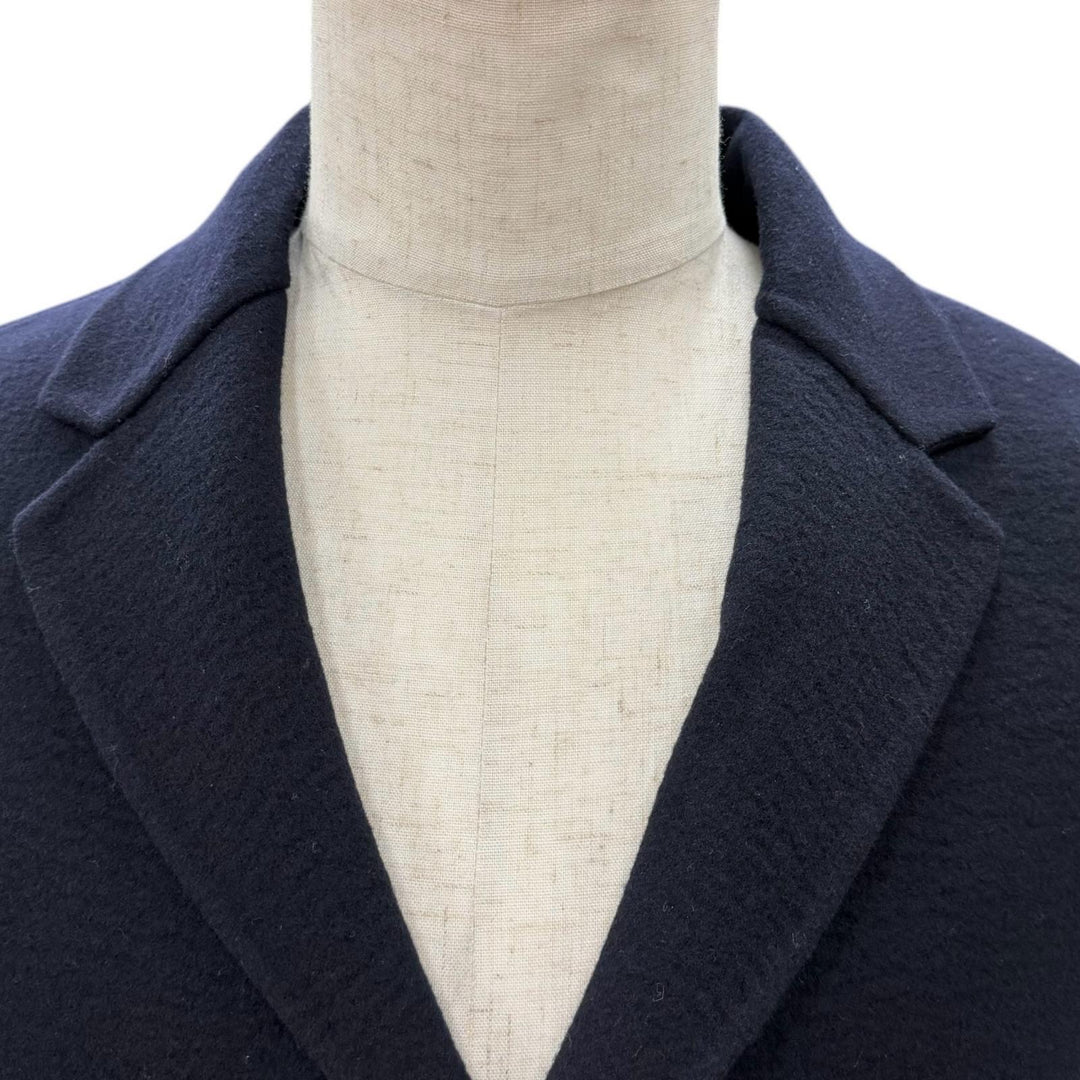 Great JIL SANDER tailored jacket Dark navy wool mens 32
