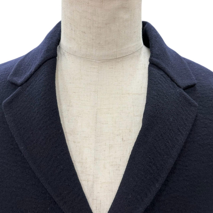 Great JIL SANDER tailored jacket Dark navy wool mens 32