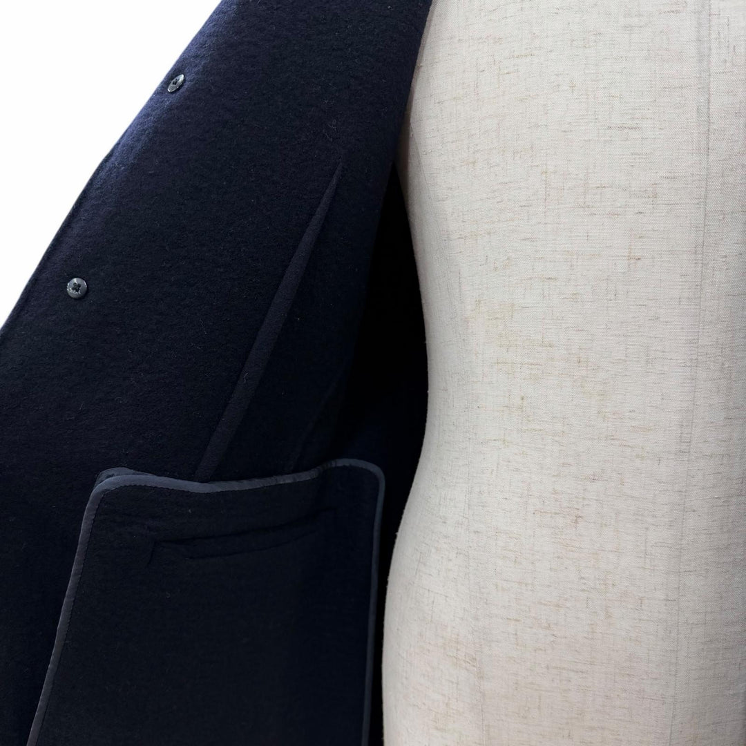 Great JIL SANDER tailored jacket Dark navy wool mens 32