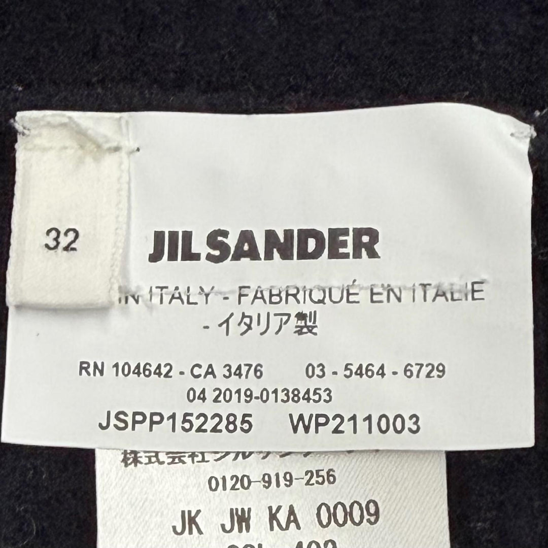 Great JIL SANDER tailored jacket Dark navy wool mens 32