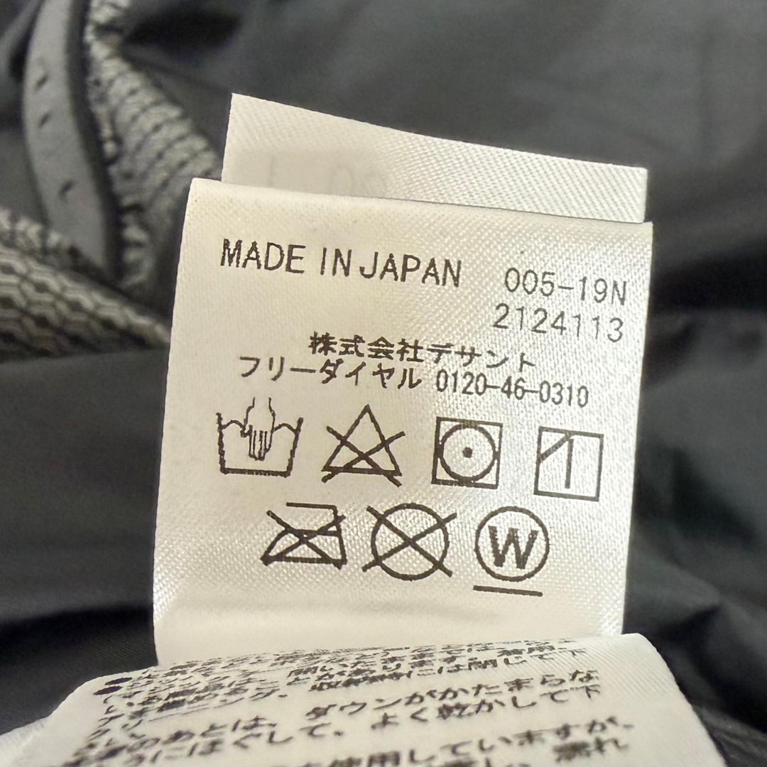 Great DESCENTE ALLTERRAIN Down jacket Mountaineer Mizusawa down black
