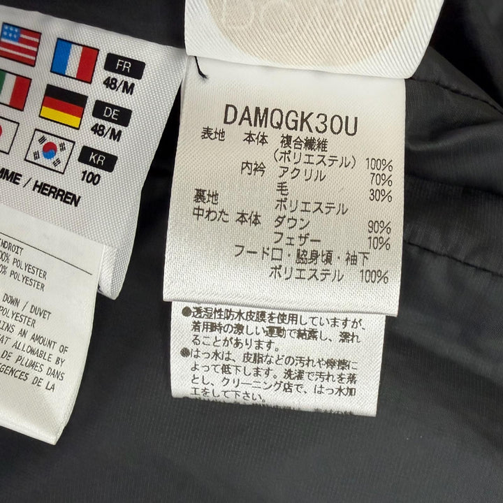 Great DESCENTE ALLTERRAIN Down jacket Mountaineer Mizusawa down black