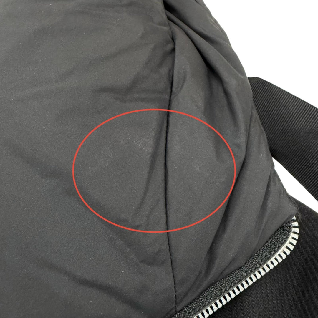 Great Herno down coat Hooded, wool-trimmed zip-up jacket black wool 42 PI001539D