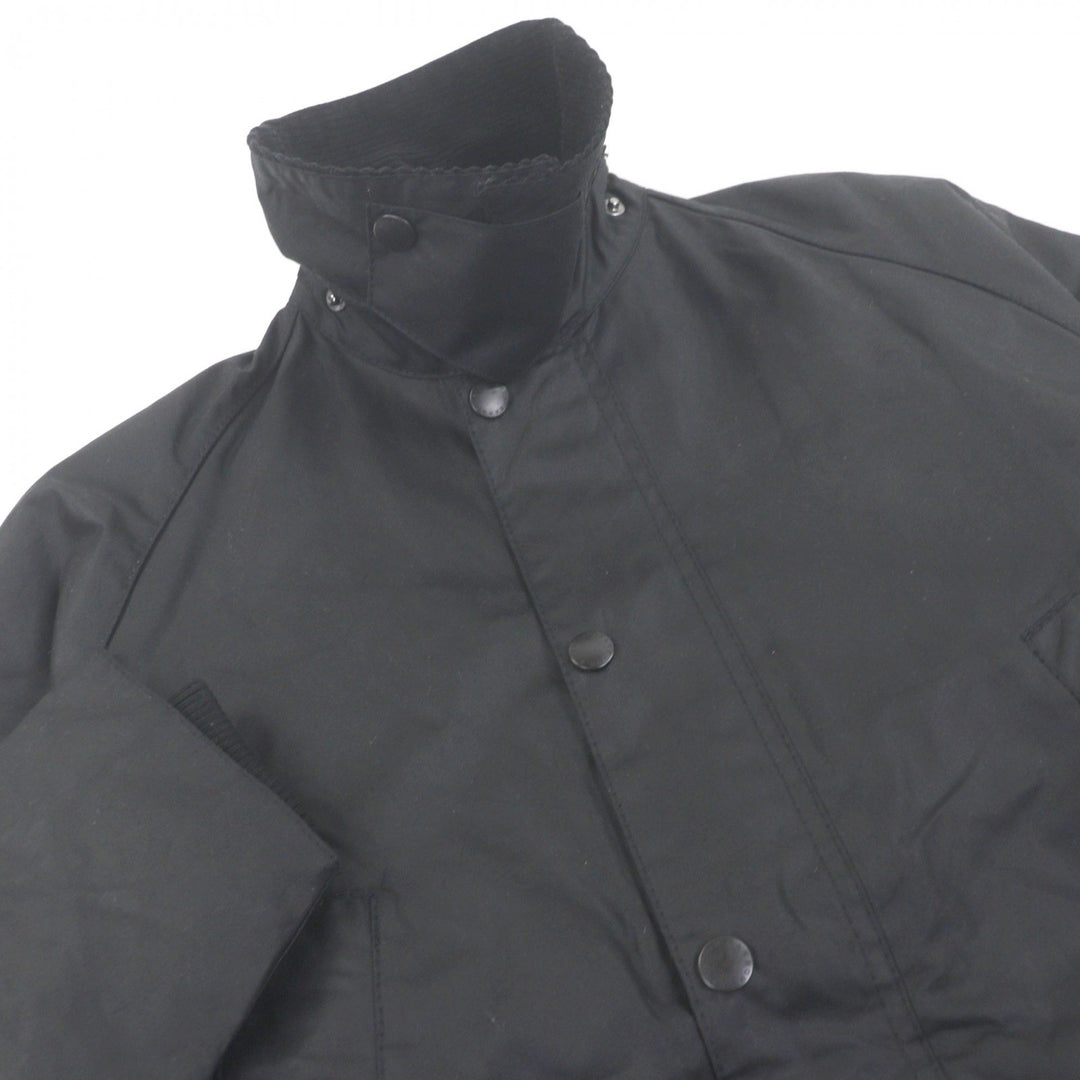 Great Barbour coat BEDALE Waxed jacket black cotton mens 38 252MWX0018