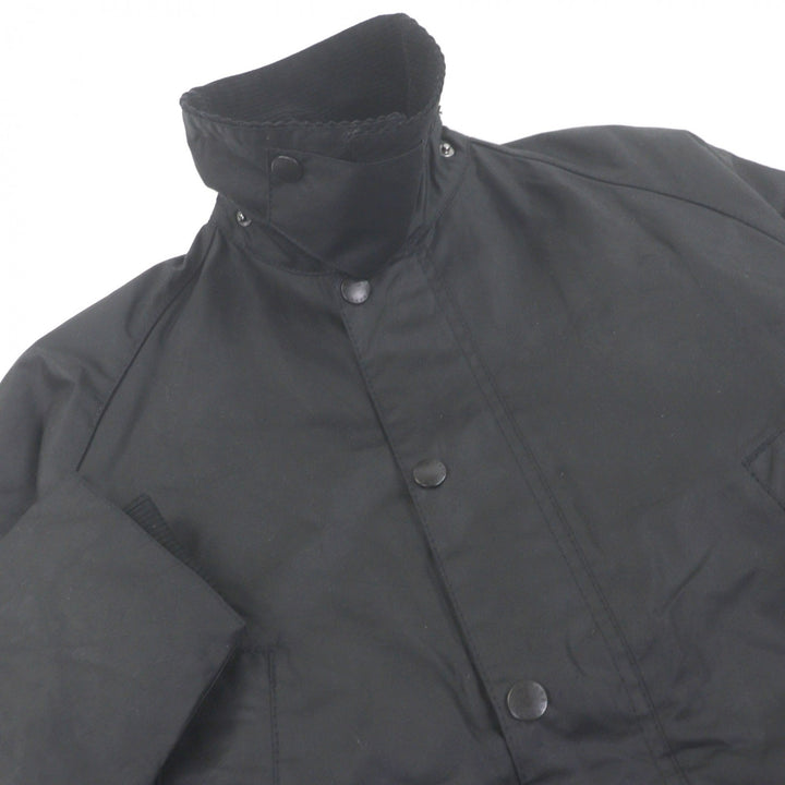 Great Barbour coat BEDALE Waxed jacket black cotton mens 38 252MWX0018