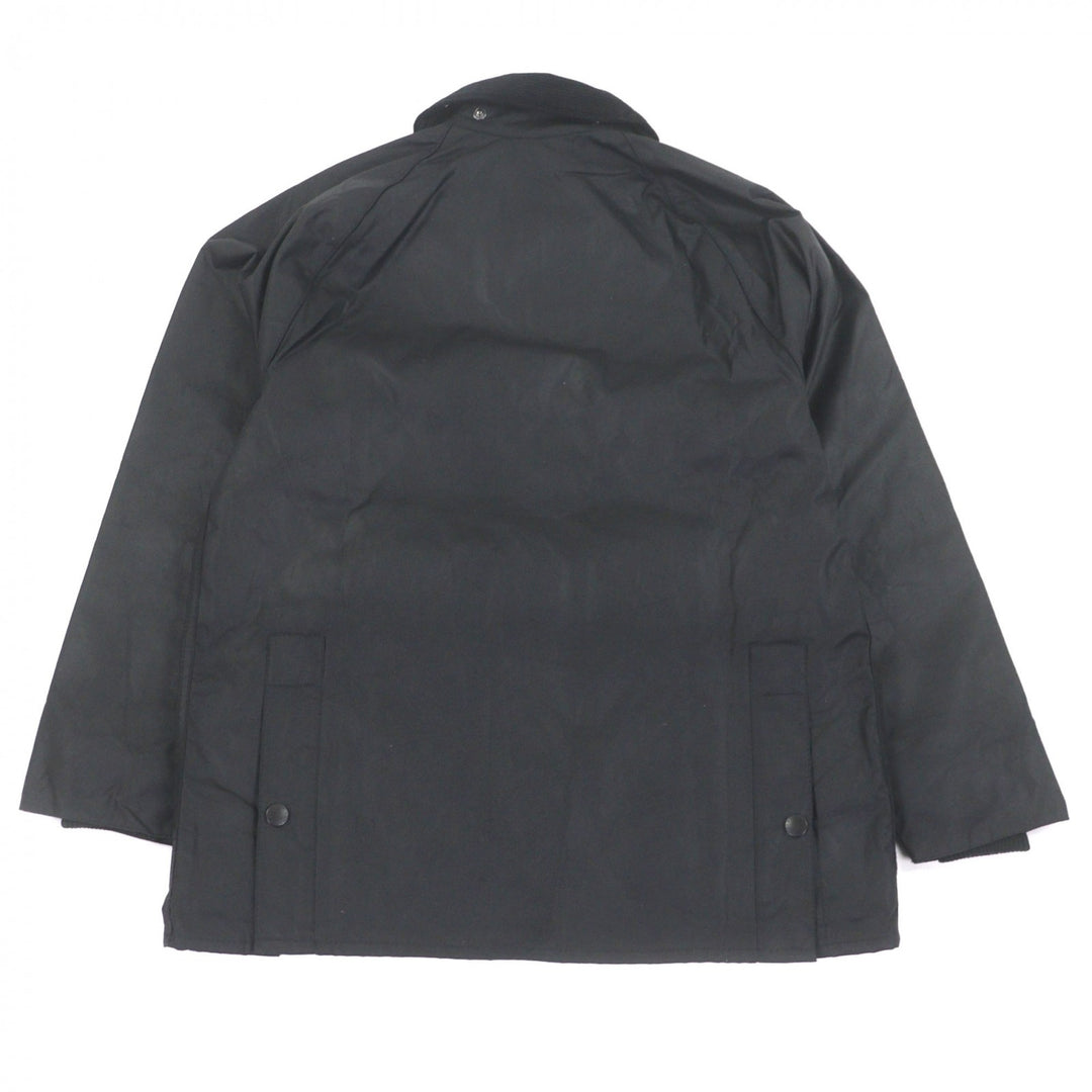 Great Barbour coat BEDALE Waxed jacket black cotton mens 38 252MWX0018
