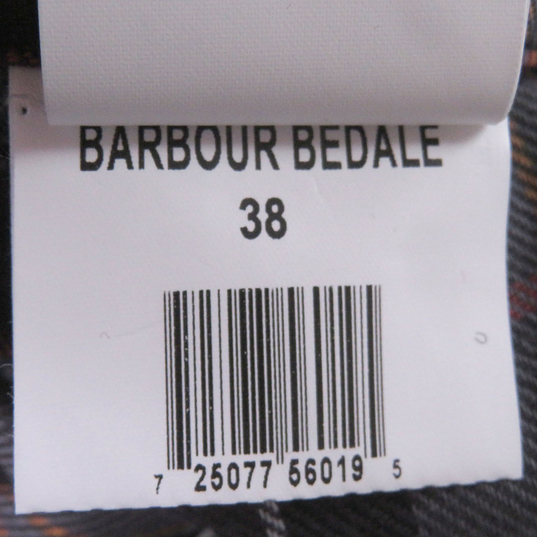 Great Barbour coat BEDALE Waxed jacket black cotton mens 38 252MWX0018