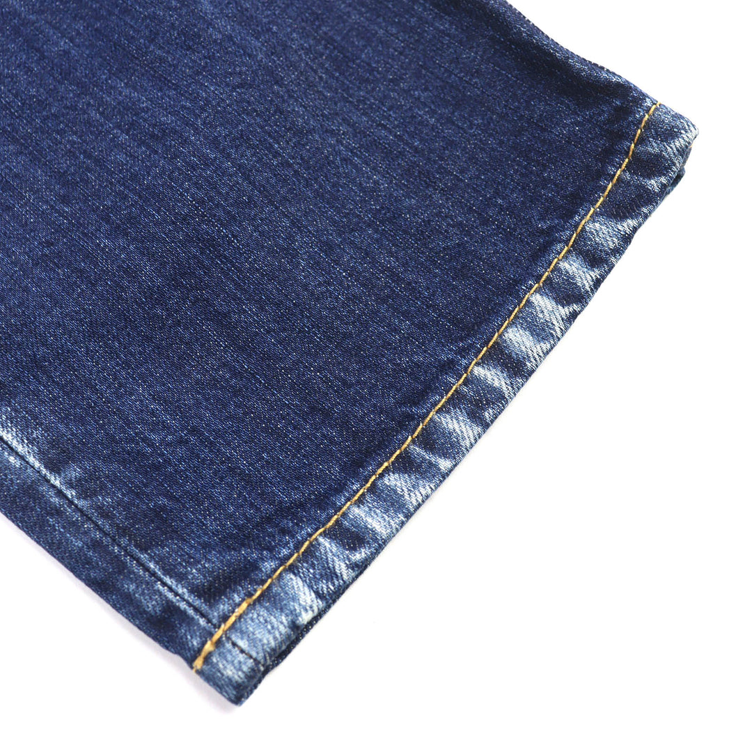 Discounted Great DSQUARED2 Denim pants RUN DAN JEAN Logo leather patch 44 S74LB0577