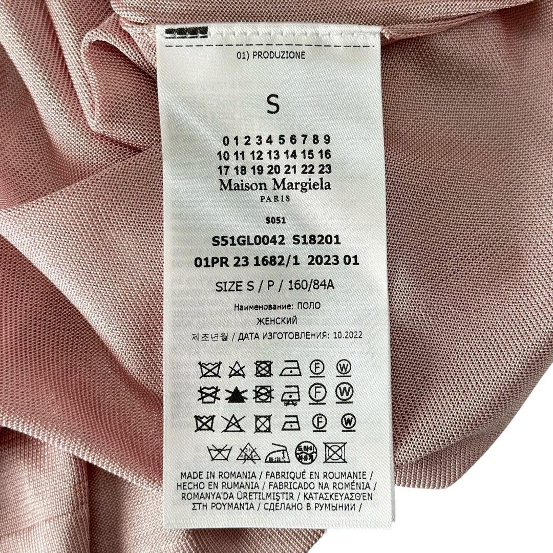 Excellent Maison Margiela 1 Short sleeve polo shirt Half zip Women S S51GL0042