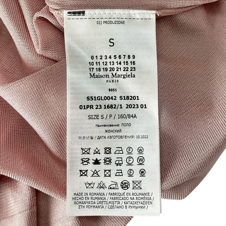 Excellent Maison Margiela 1 Short sleeve polo shirt Half zip Women S S51GL0042