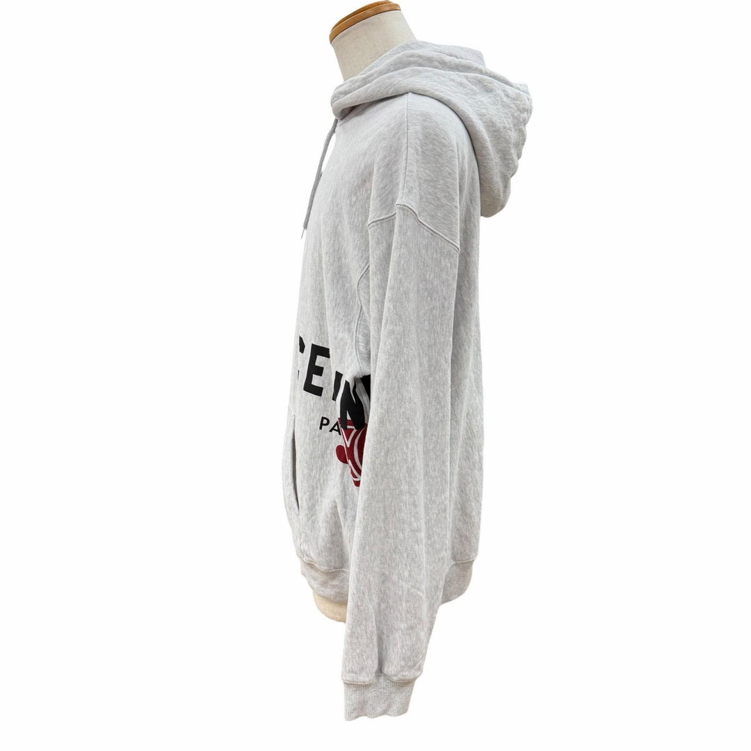 Great CELINE hoodie Light gray cotton mens L RY0S2670Q