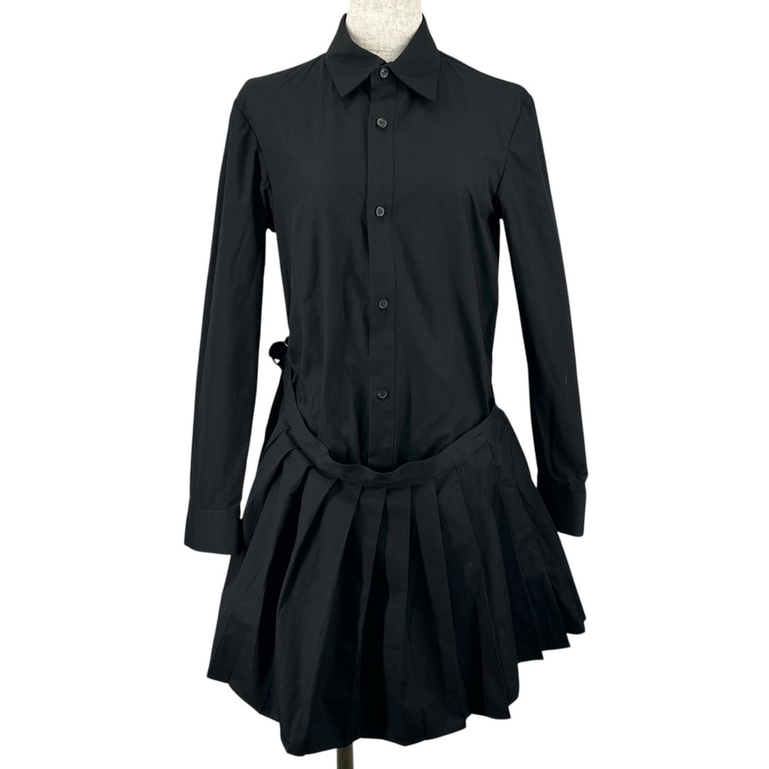 Excellent REGULATION YohjiYamamoto one piece shirt black cotton Women 1