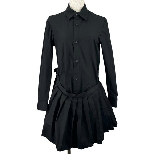Excellent REGULATION YohjiYamamoto one piece shirt black cotton Women 1