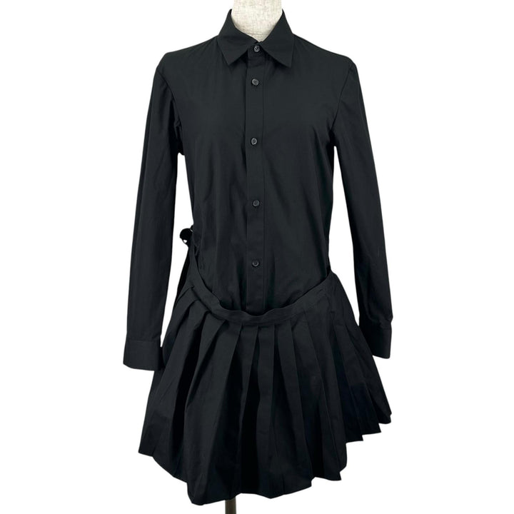 Excellent REGULATION YohjiYamamoto one piece shirt black cotton Women 1