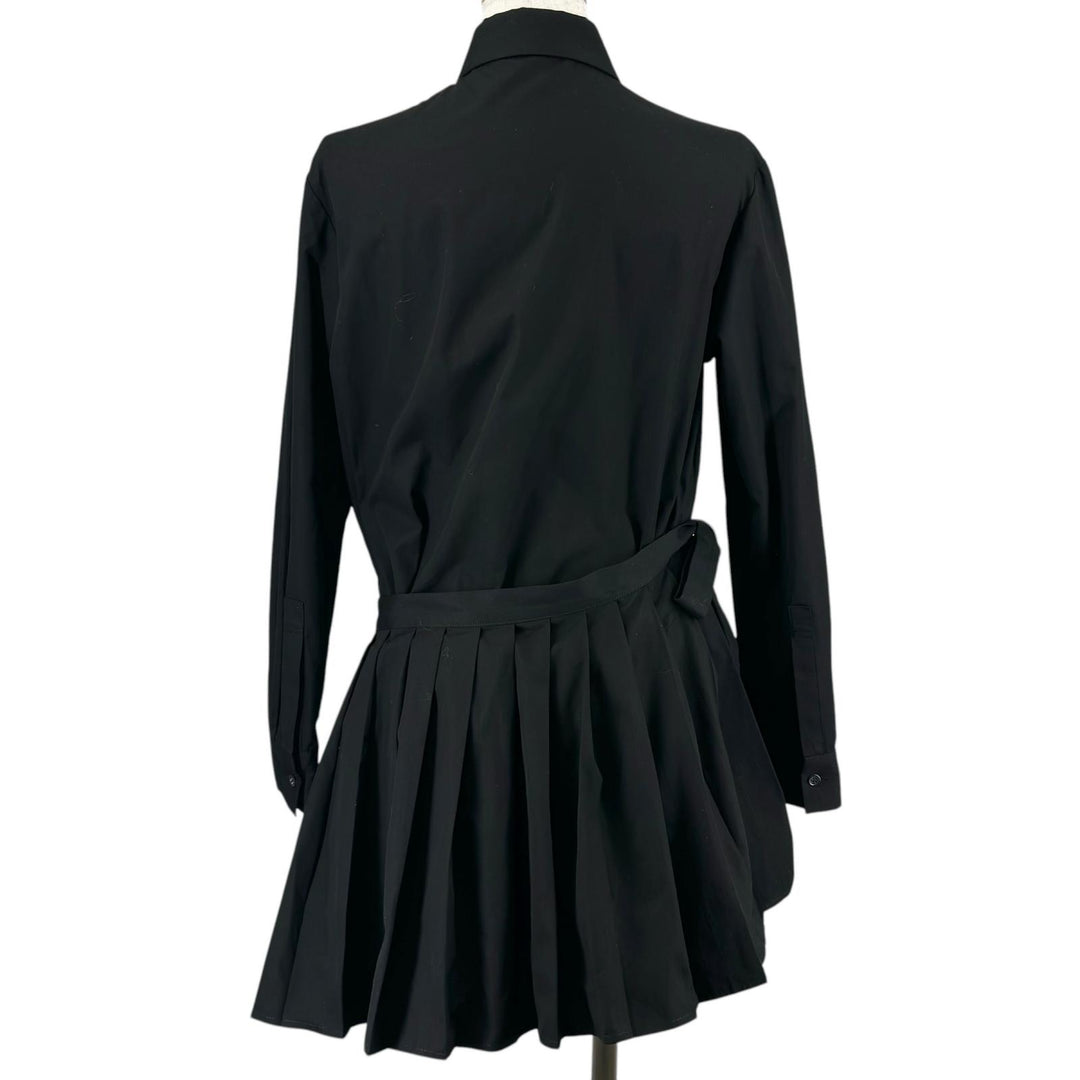 Excellent REGULATION YohjiYamamoto one piece shirt black cotton Women 1