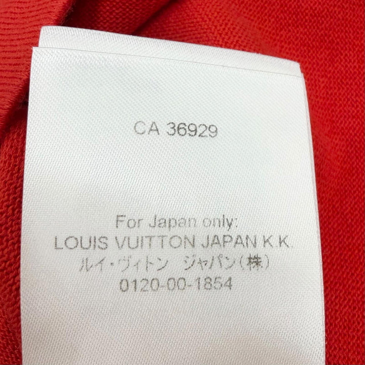 Excellent LOUIS VUITTON Short sleeve knit Logo design crew neck