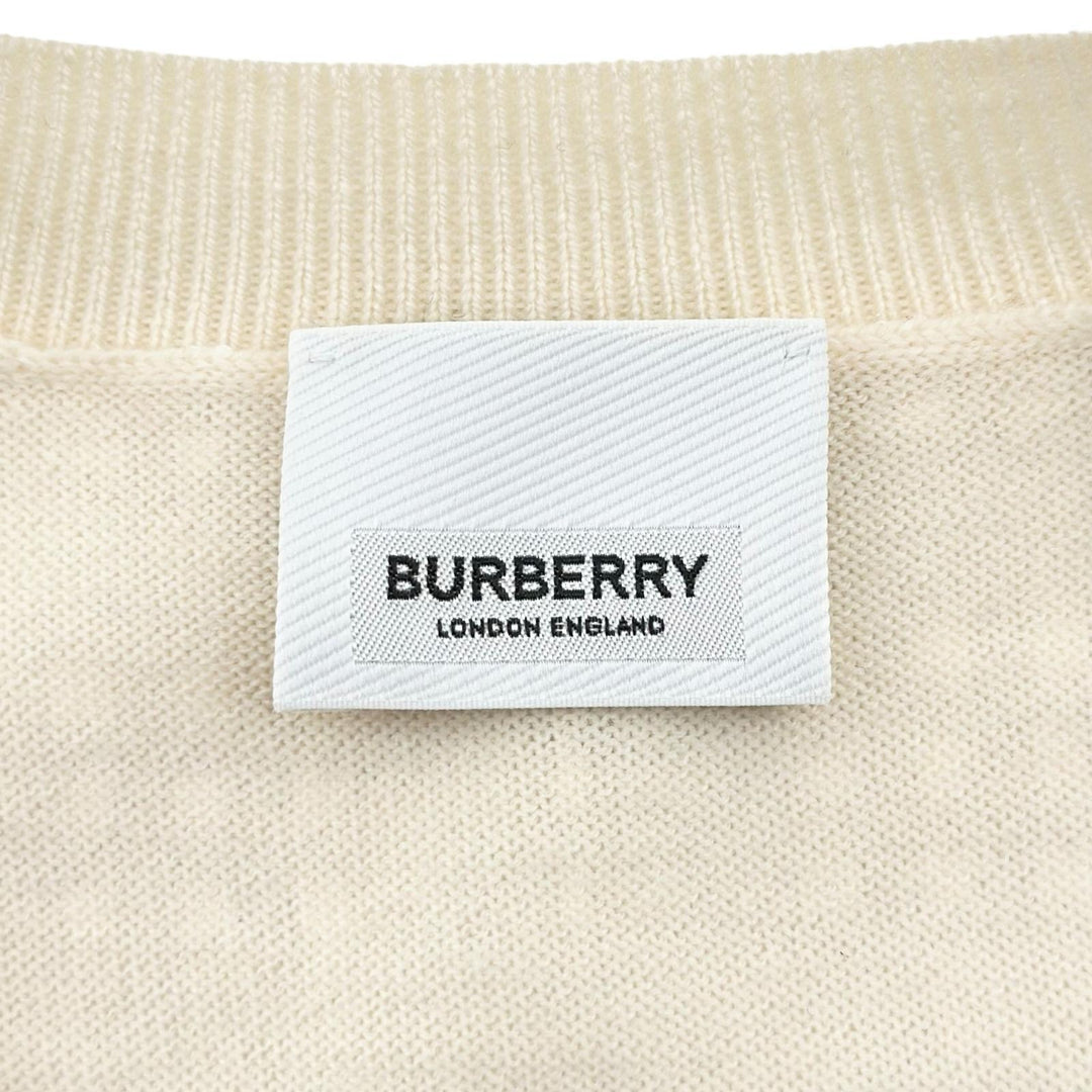 Excellent BURBERRY Short sleeve knit Crew neck wool Women S 8030026